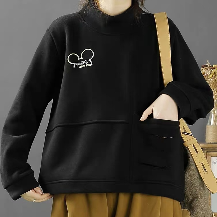 18933新款冬季加绒卫衣休闲百搭