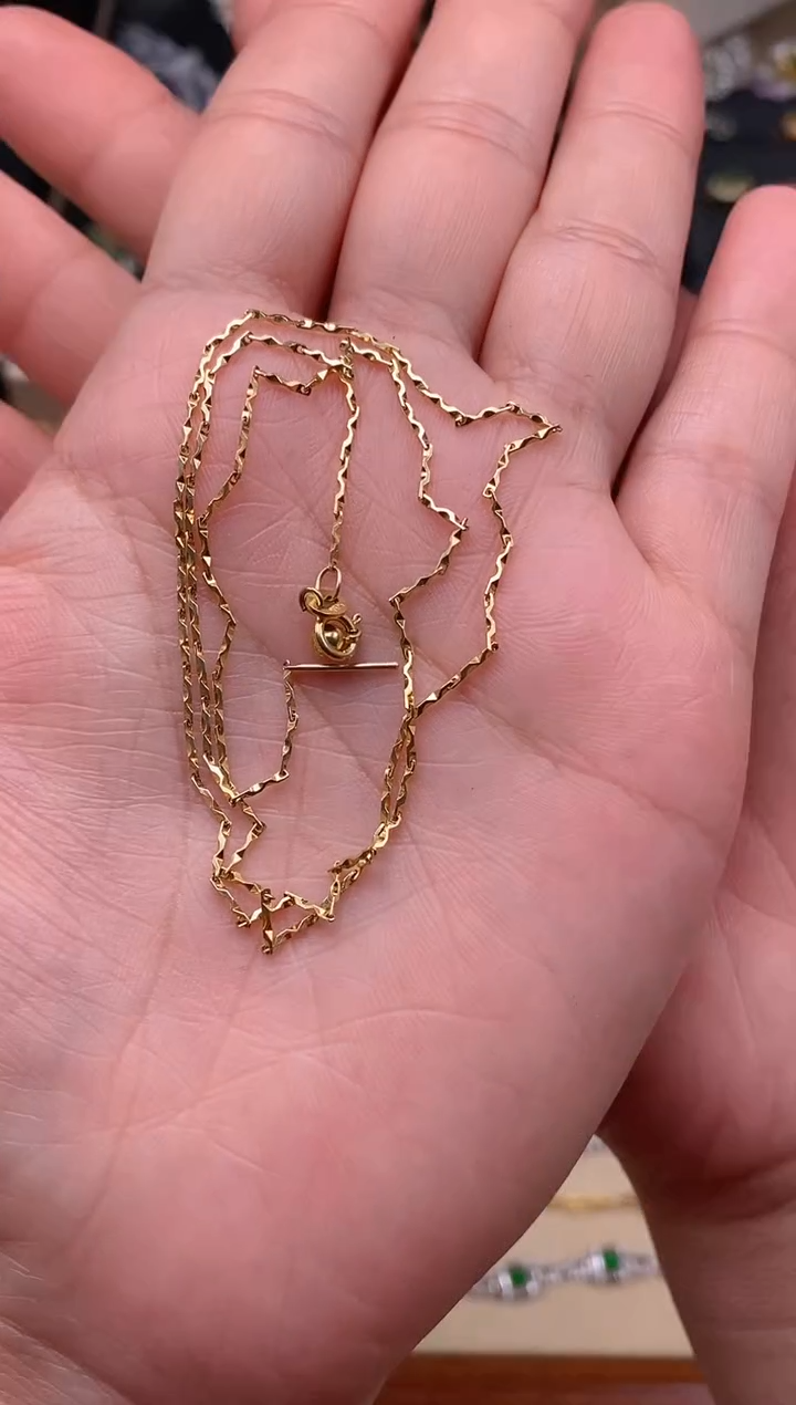 【闪购商品】翡翠颈饰银S925镶嵌项链