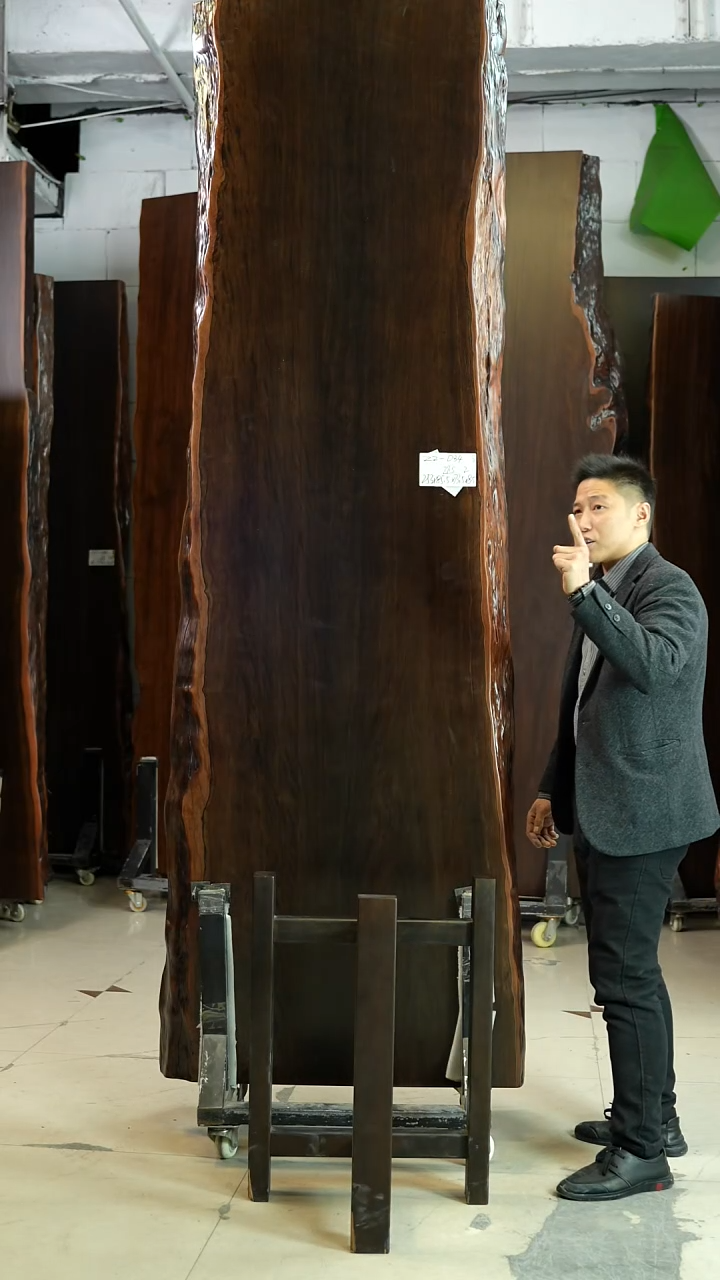 ZZ-D34大叶紫檀253*79.5*8.5加黑三角支架*2