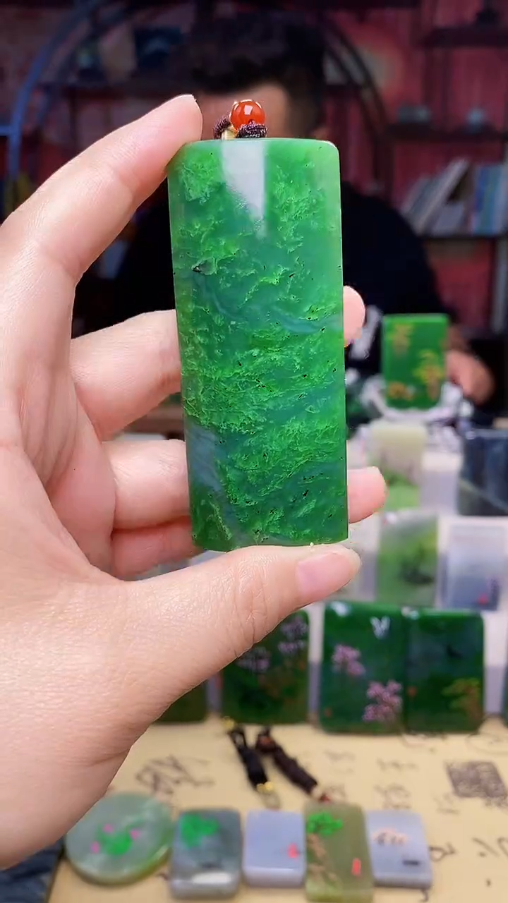 和田玉未镶嵌挂件245