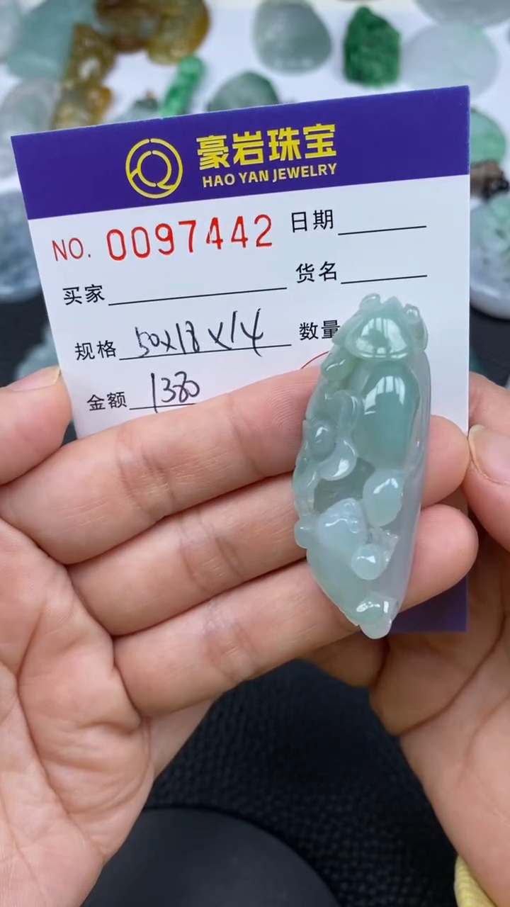 【闪购商品】翡翠颈饰未镶嵌天然A货翡翠