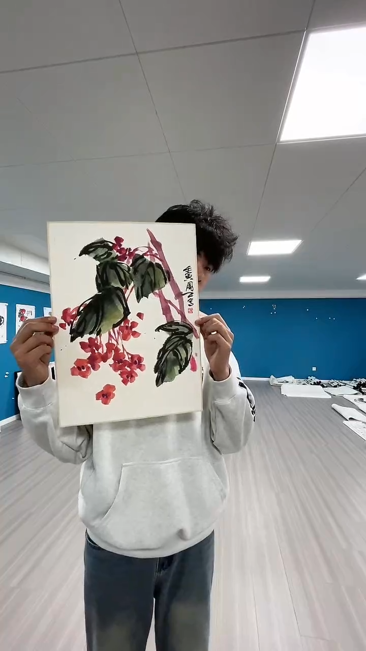 【闪购商品】国画刘国卿花鸟作品