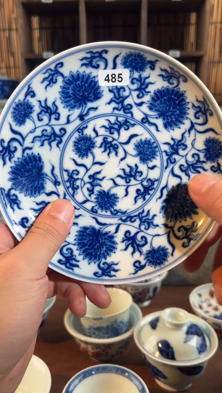 【闪购商品】485天禄言瓷的手绘茶器