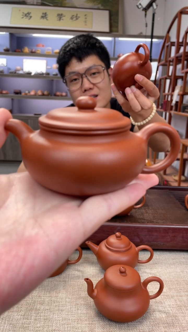 茶壶紫砂朱泥 仿古