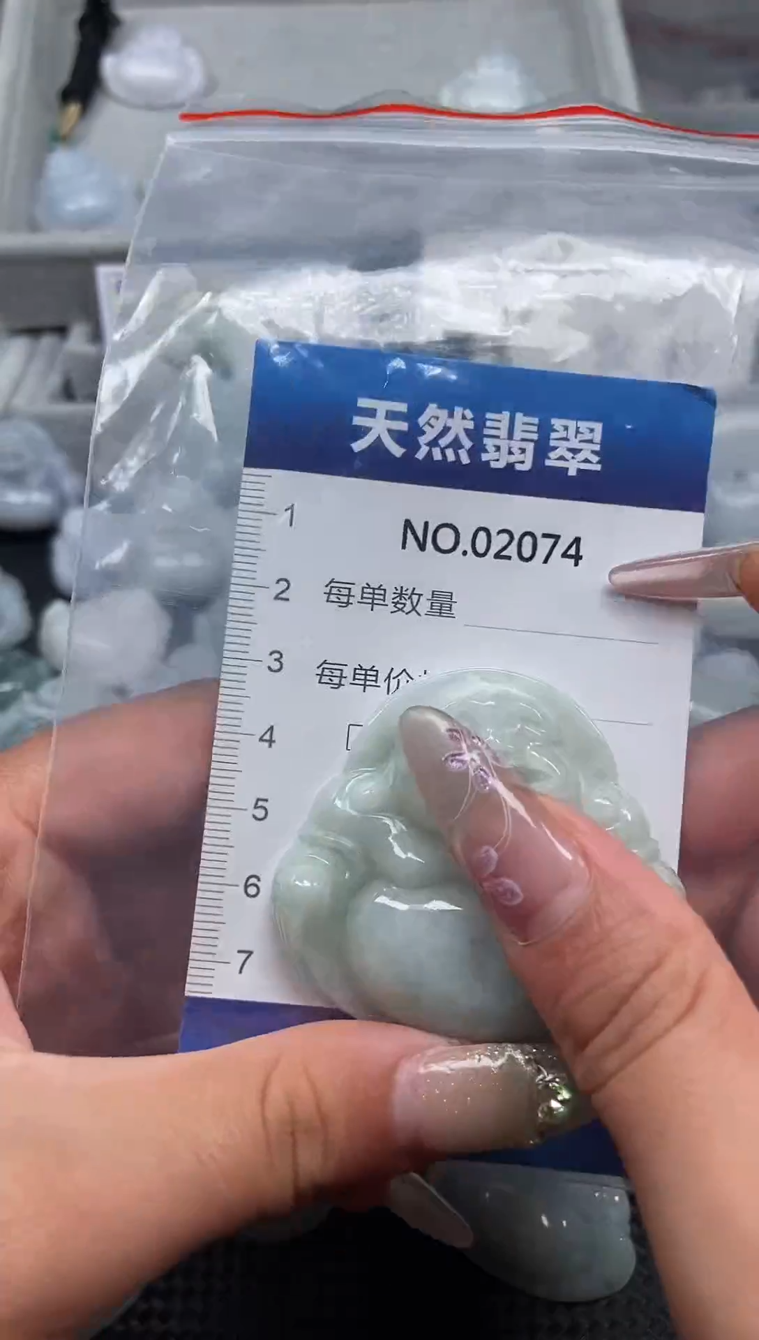 翡翠未镶嵌颈饰纯天然A货翡翠2074