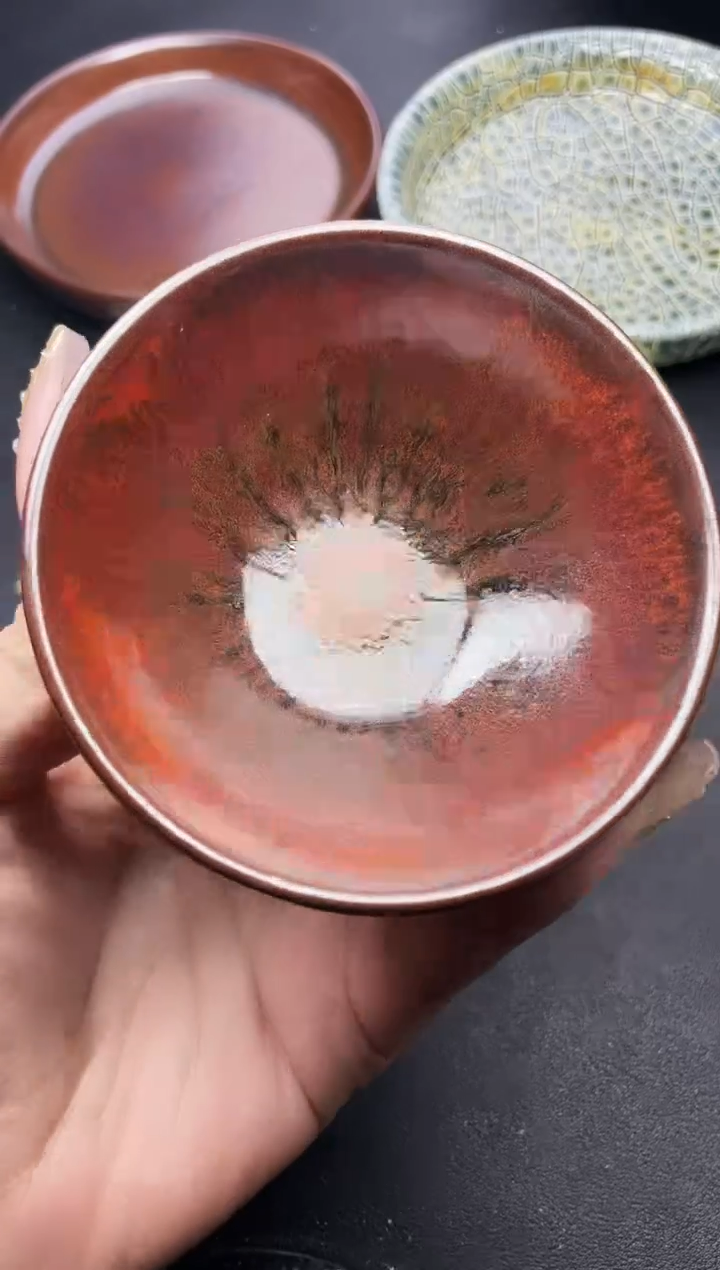 【闪购商品】茶盏142叶紫建盏叶紫