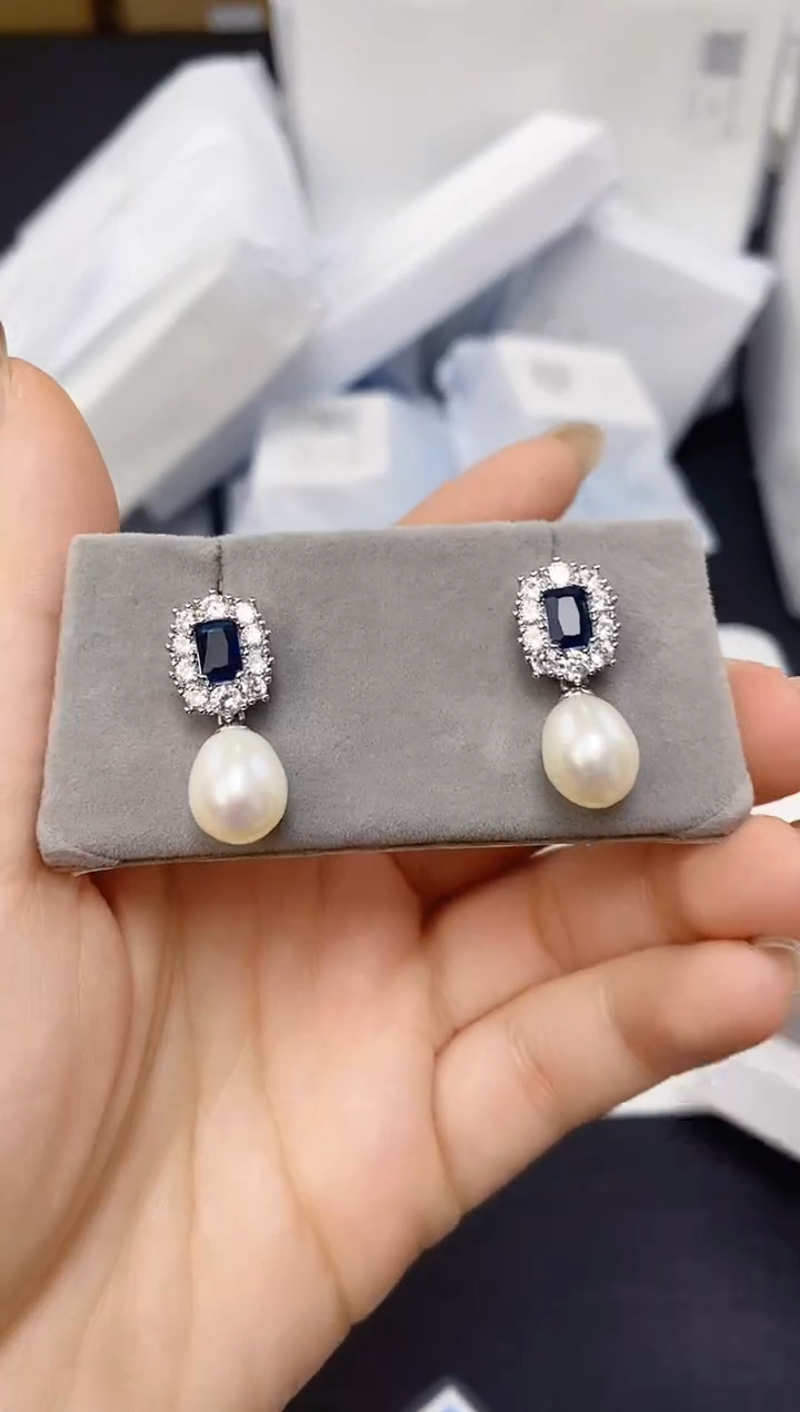 未镶嵌耳饰淡水珍珠ED1054