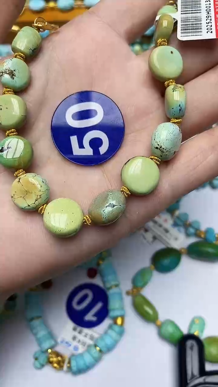 【闪购商品】绿松石手链银S925镶嵌50