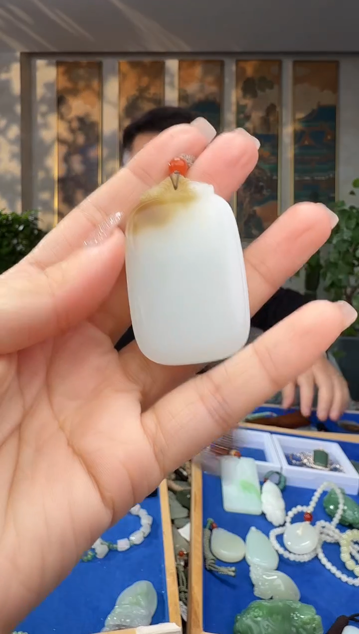 未镶嵌和田玉挂件拍一发一