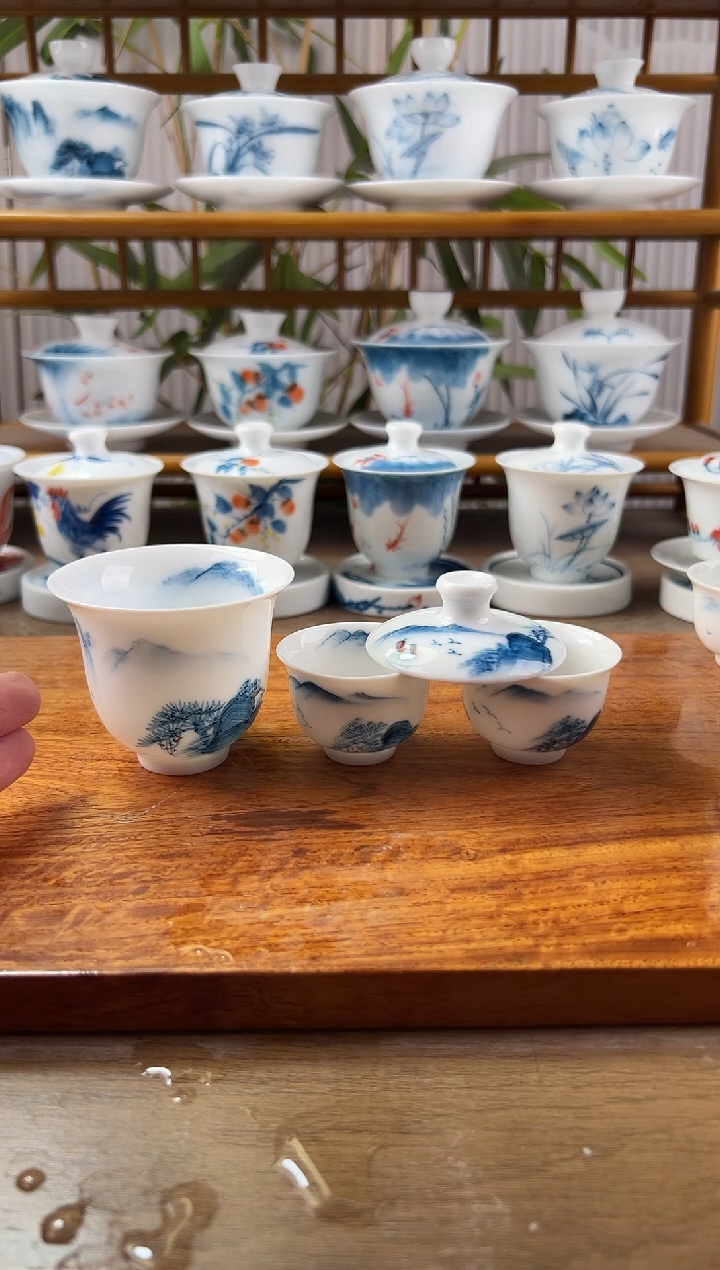 微瑕千里江山美人备+小美人杯2个