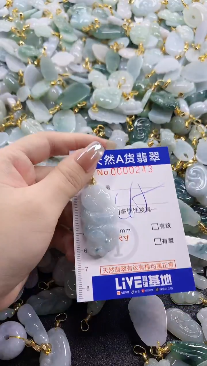 颈饰未镶嵌翡翠天然A货翡翠