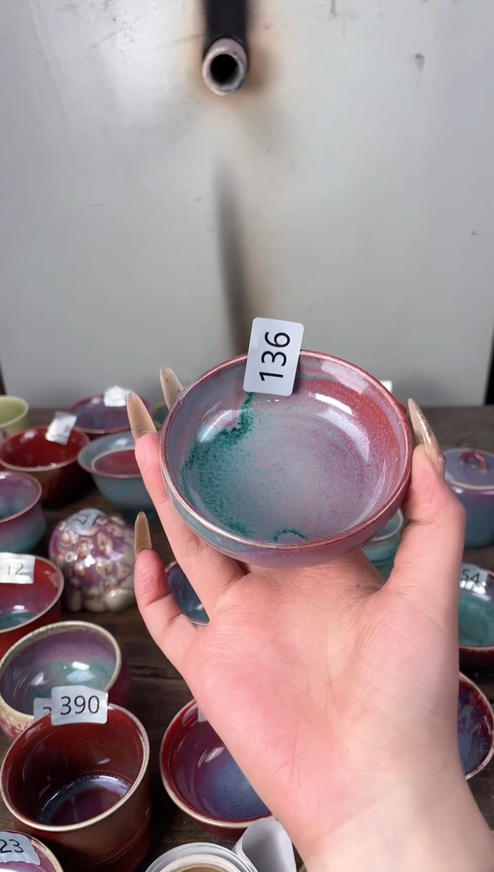 【闪购商品】摆件钧瓷手工茶器窑变