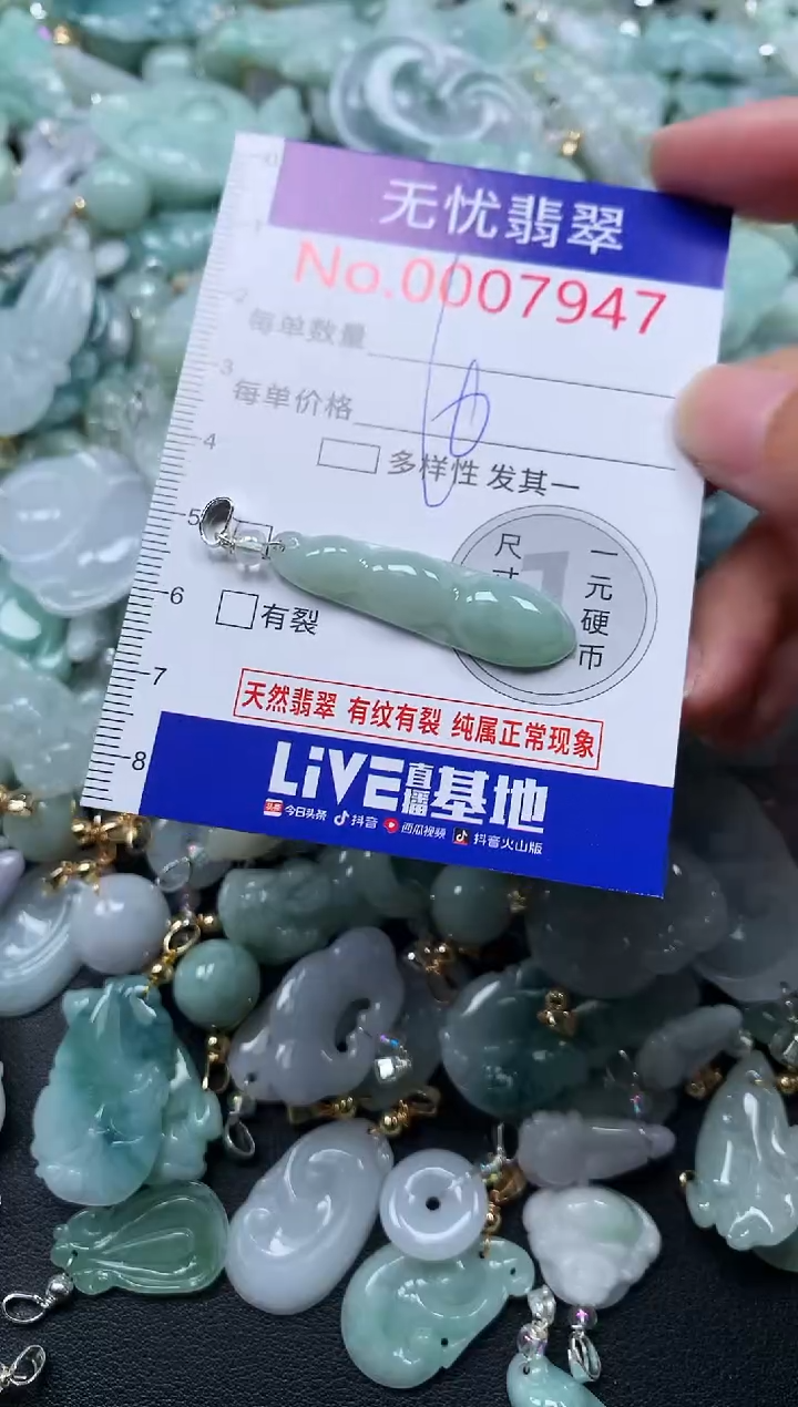 颈饰未镶嵌翡翠7947