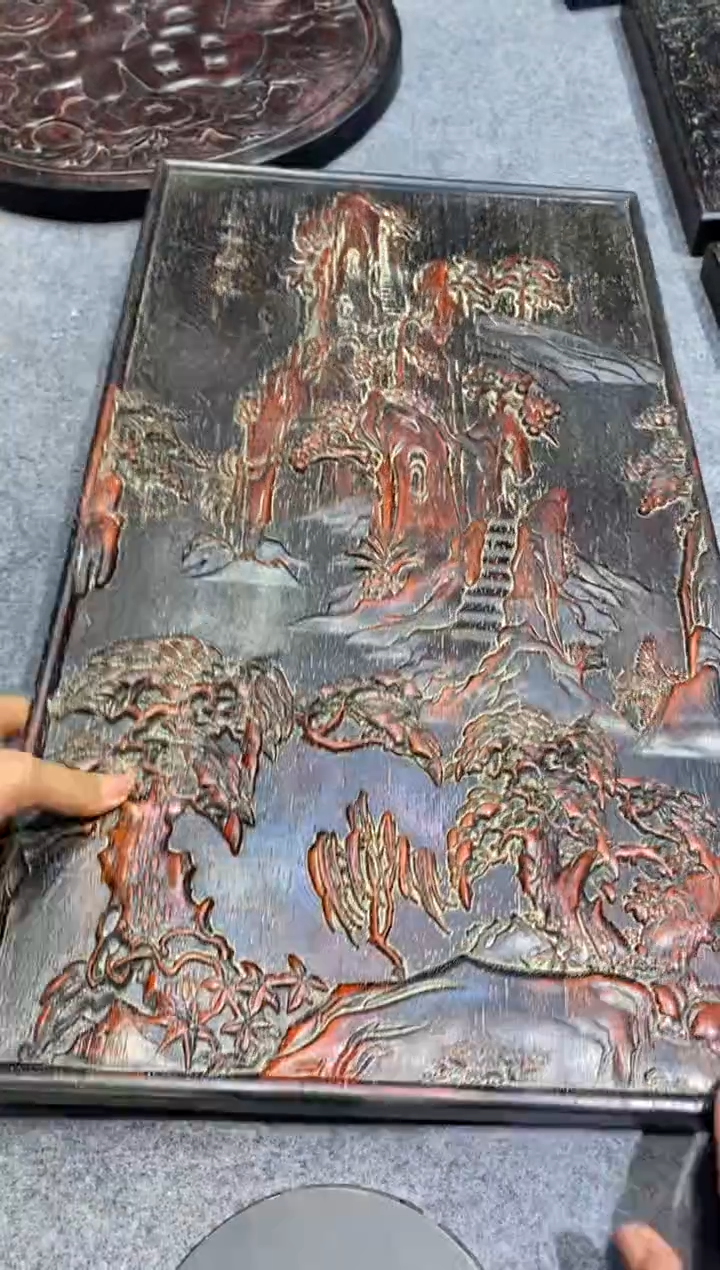 檀香紫檀（小叶紫檀）紫檀拆件雕刻板以直播间实物为准
