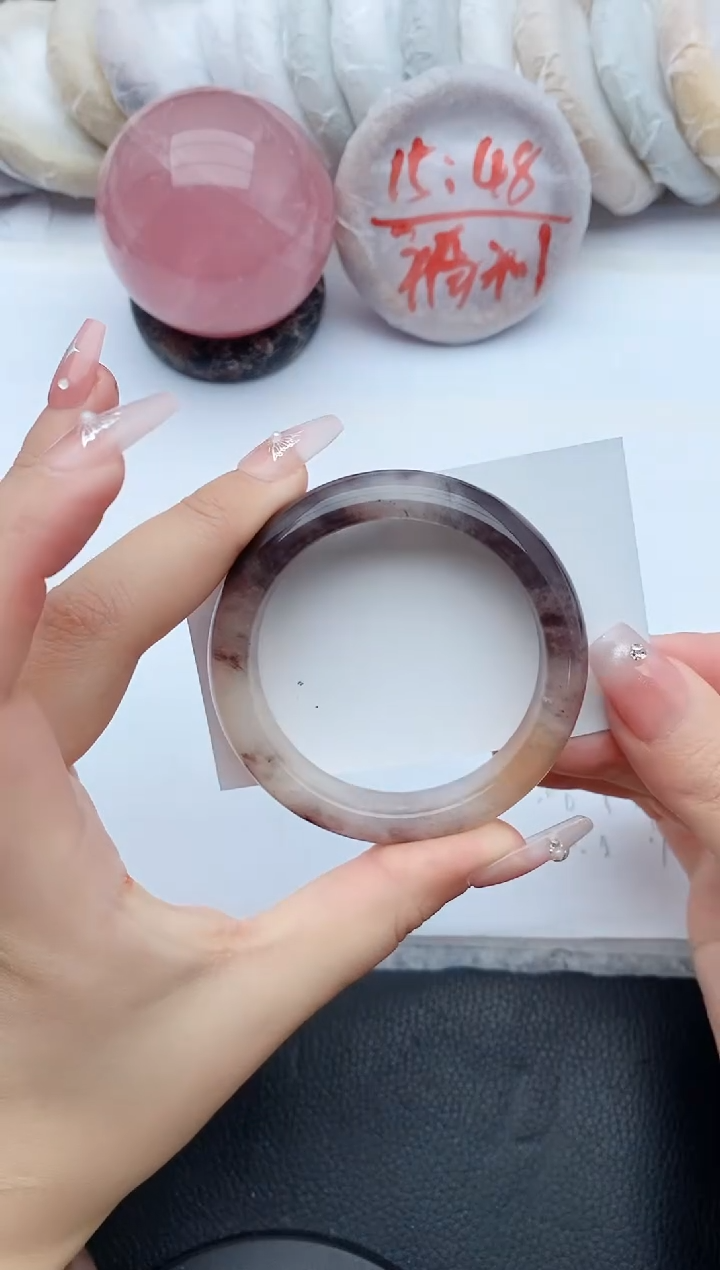 【闪购商品】石英质玉手镯未镶嵌210+51/52