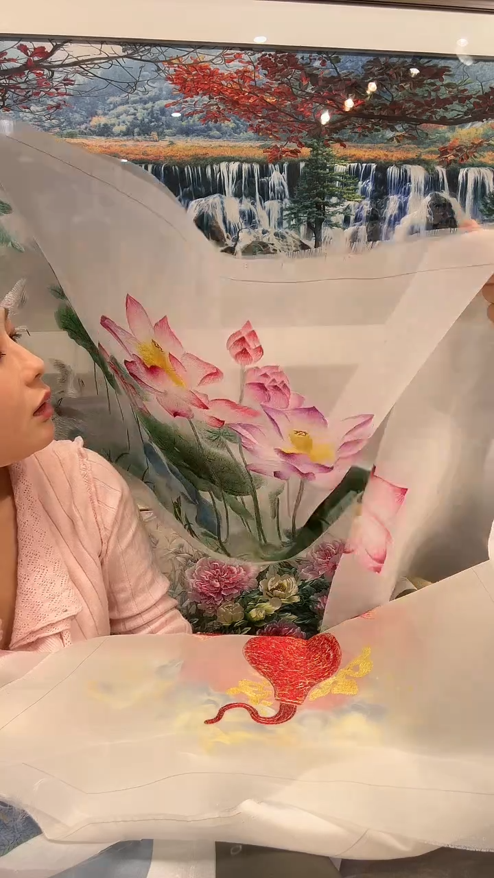 横款闵丹红刺绣工作室 精品手工苏绣单面绣