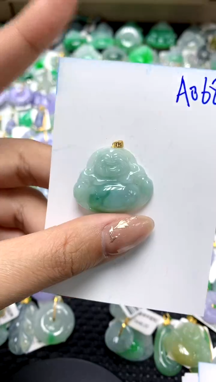 【闪购商品】翡翠颈饰18K金镶嵌111111111