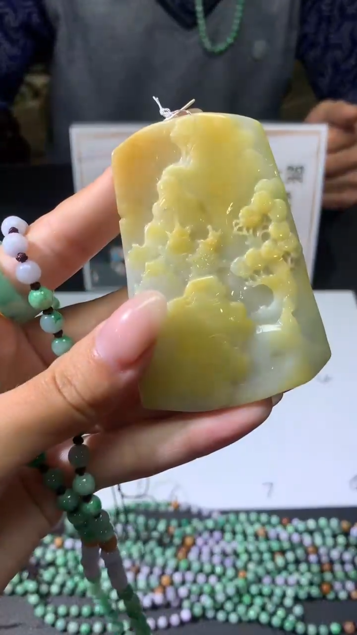 【闪购商品】定制翡翠未镶嵌不退不换CMH1件-A