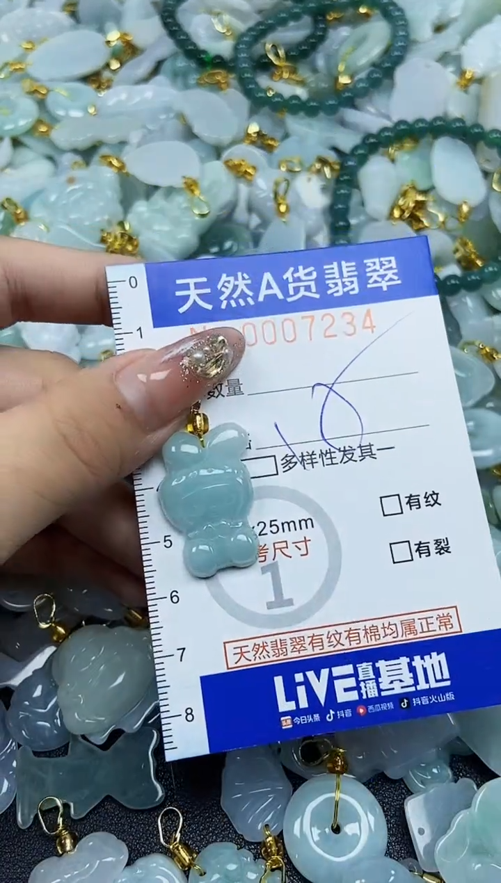 翡翠未镶嵌颈饰天然A货翡翠