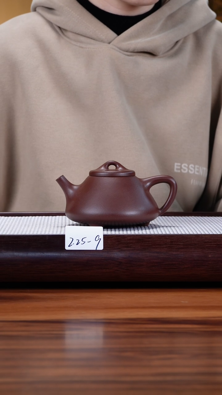 【闪购商品】紫砂茶壶2.25-9 紫泥 子冶石瓢270