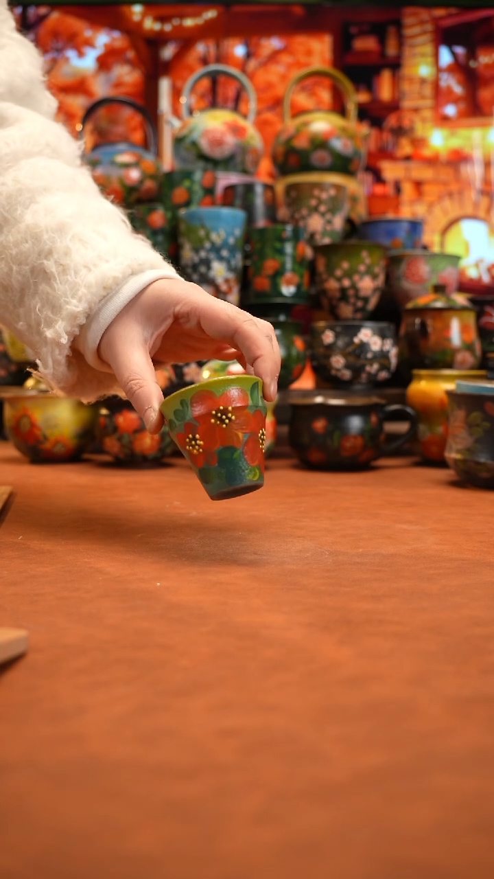 油画   釉下彩   杯子