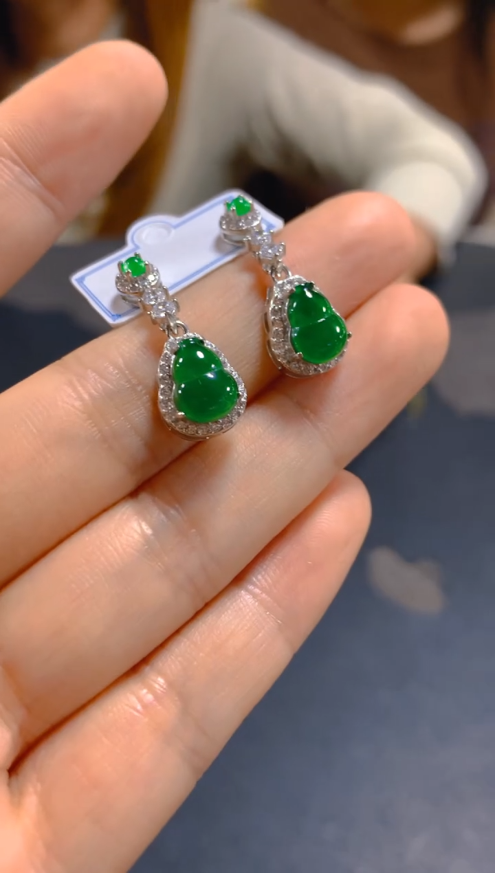 翡翠未镶嵌耳饰0599618990多样性发一