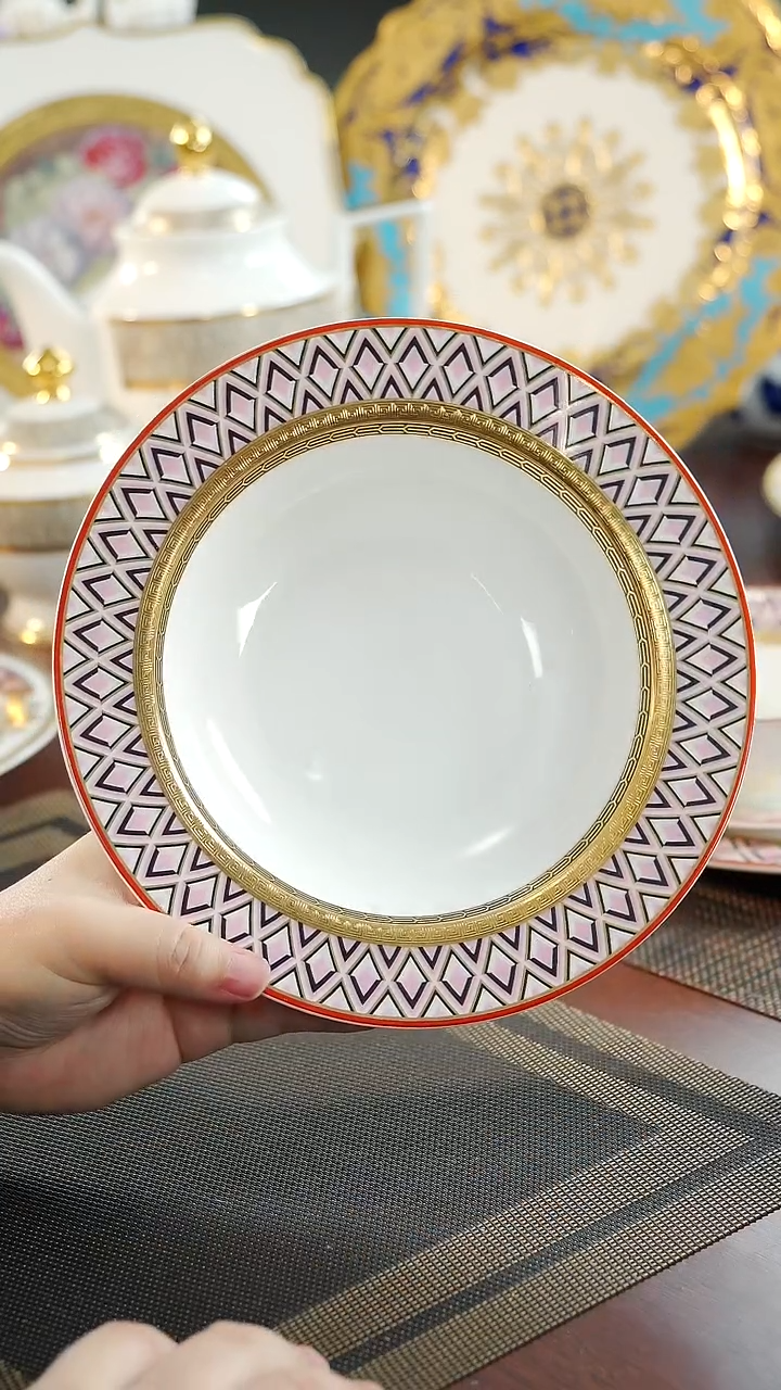 【闪购商品】瓷片8.5英寸草帽盘 福利价