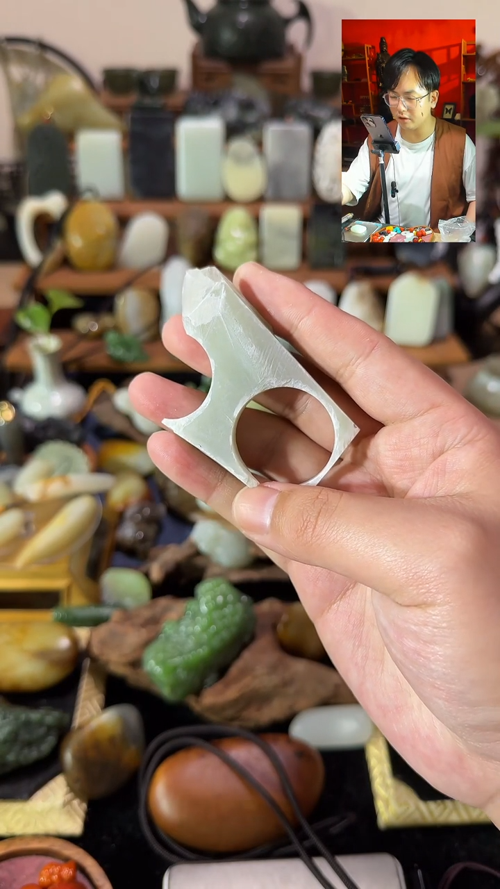 【闪购商品】和田玉颈饰未镶嵌12定制扣子和无事牌