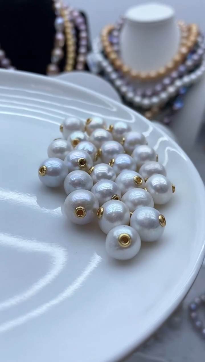 【闪购商品】淡水珍珠颈饰钛钢16