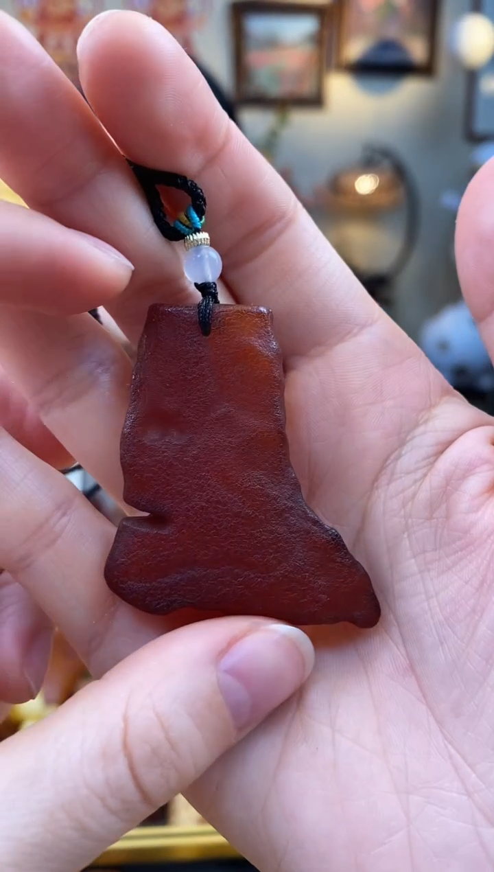 【闪购商品】未镶嵌琥珀颈饰吊坠