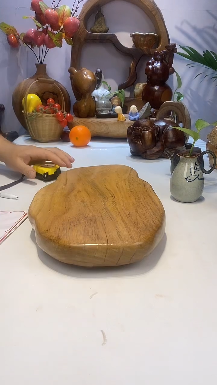 【闪购商品】香樟木A7四足底座35*20*5