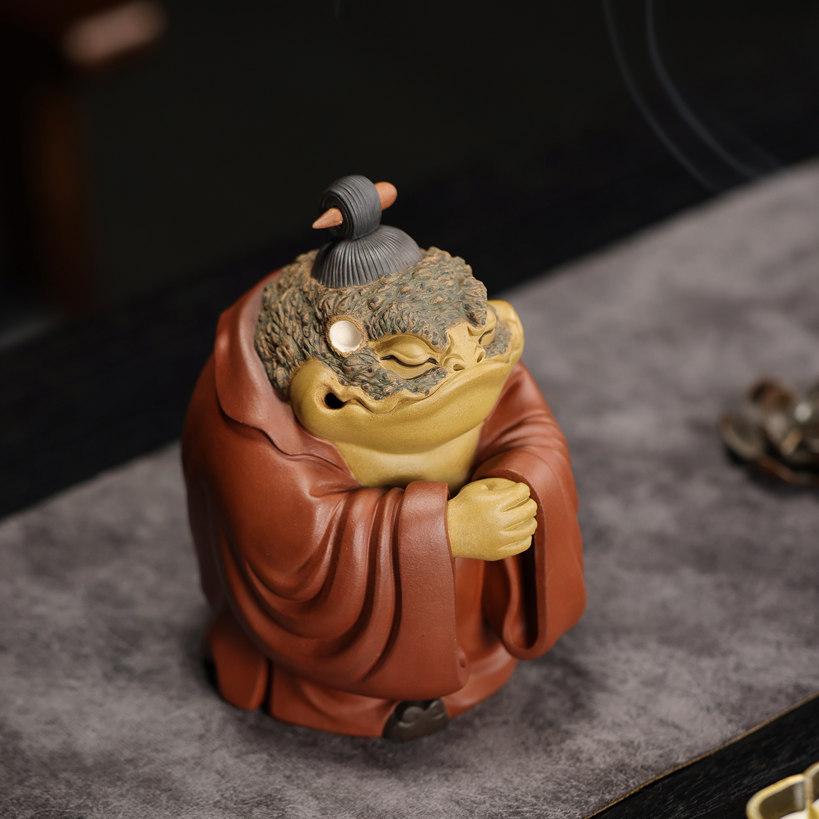 砂宴子夜何伟斌 2025最新原创亲工《福生无量》茶宠摆件