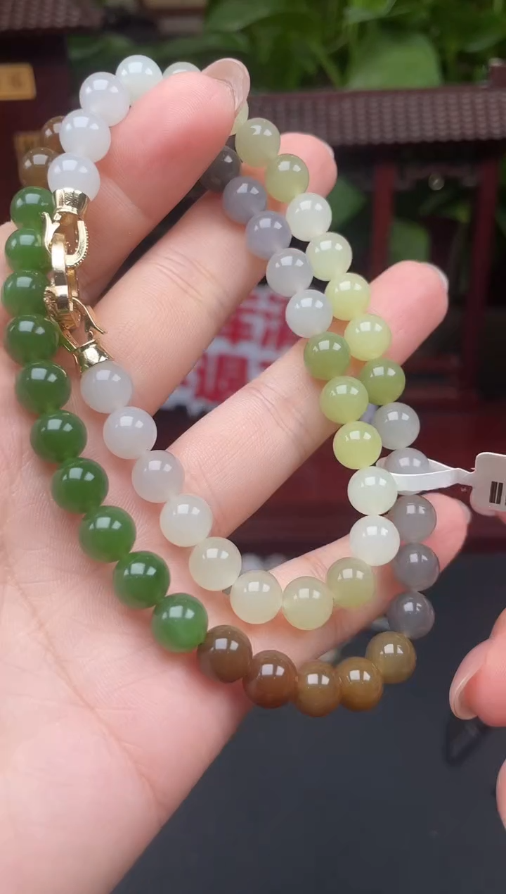 颈饰未镶嵌和田玉项链多样性发其一TC155