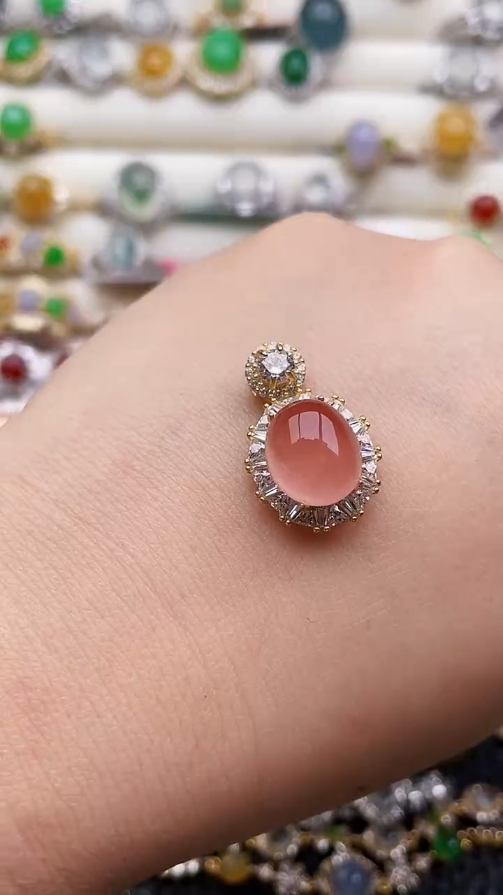 银S925镶嵌颈饰玛瑙/玉髓181