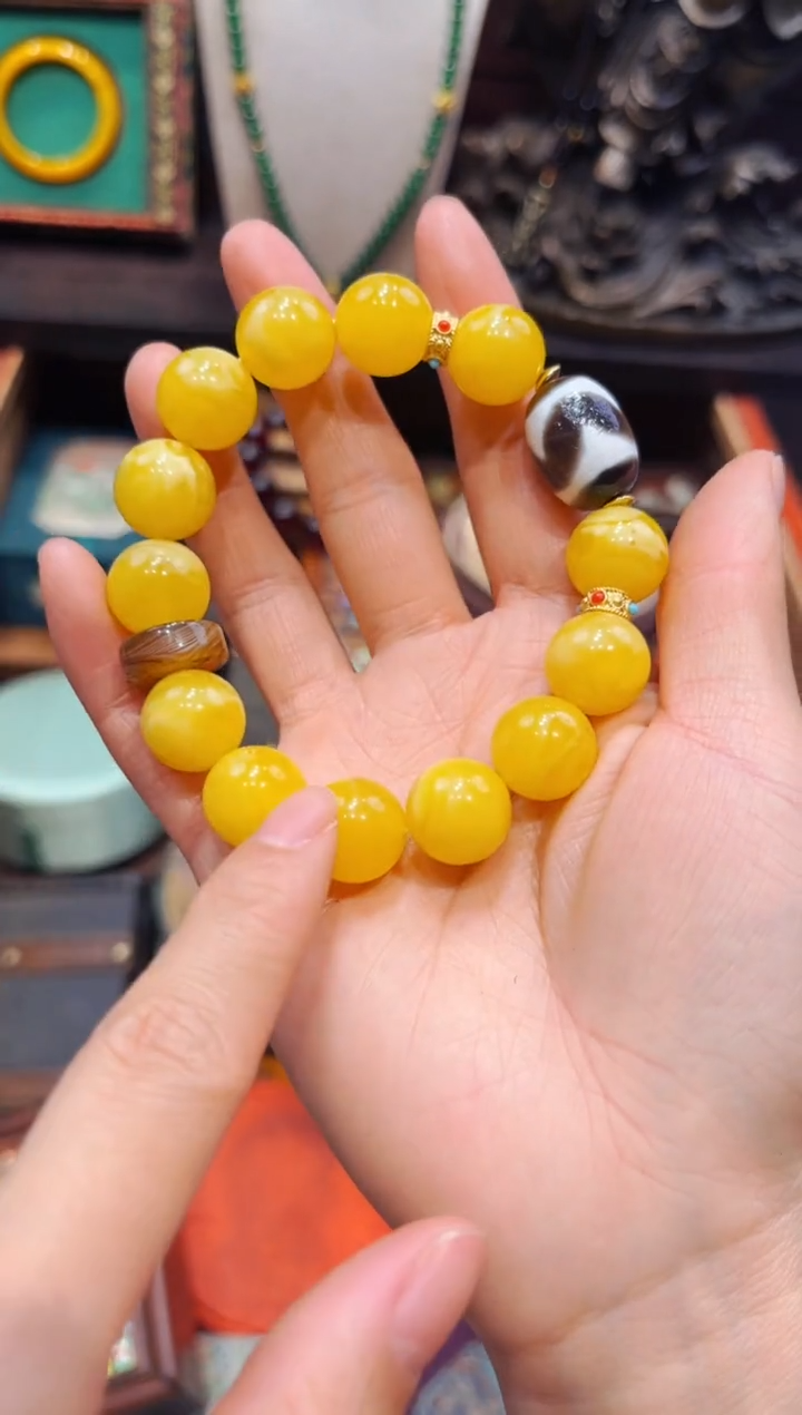 【闪购商品】蜜蜡裸石未镶嵌欣妹专属精选链接b32542