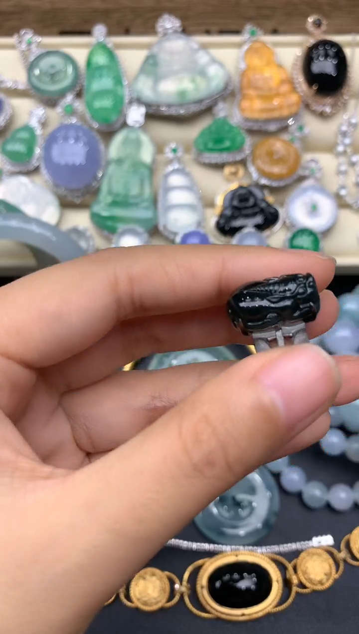 【闪购商品】翡翠戒指18K金镶嵌103-中国好珍宝