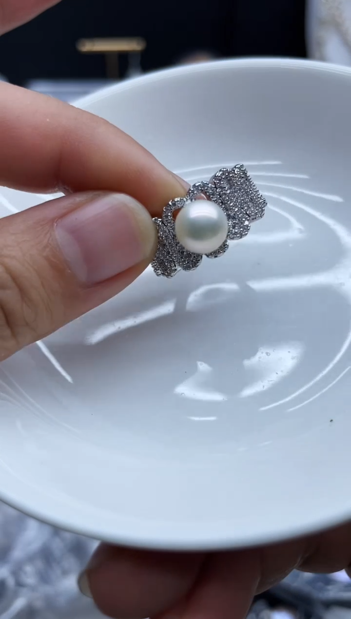 未镶嵌戒指淡水珍珠多样性发其一