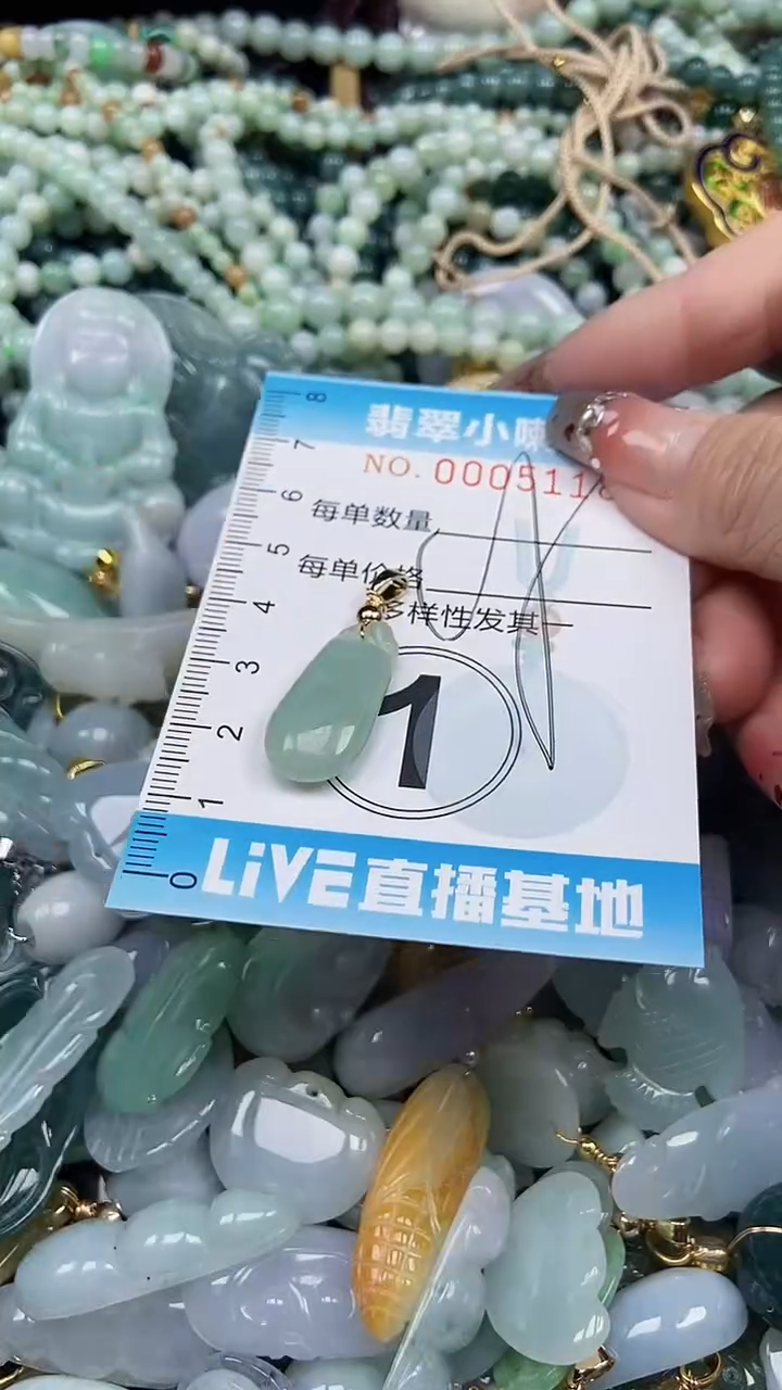 【闪购商品】翡翠颈饰未镶嵌闪购0005118多样性发其一