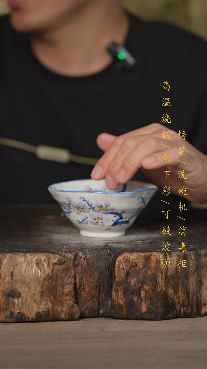 【闪购商品】瓷片景德镇高温釉下彩可微波烤箱洗碗机