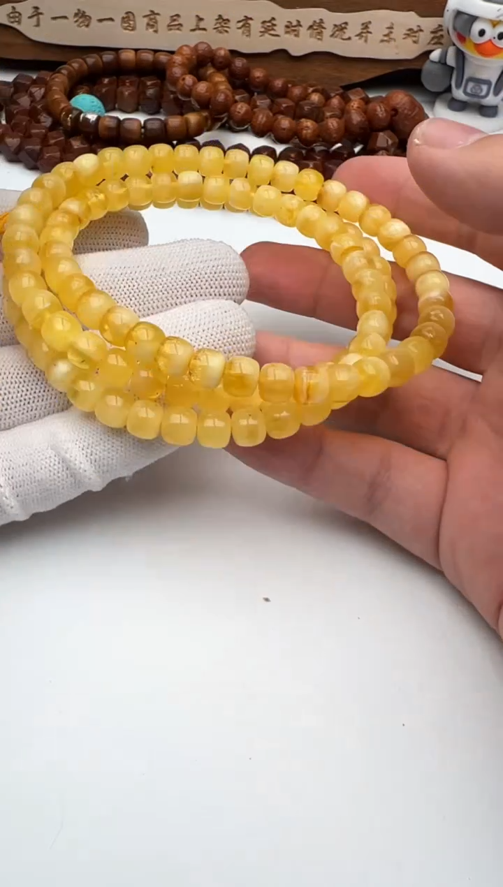 【闪购商品】蜜蜡手串未镶嵌蜜蜡手串