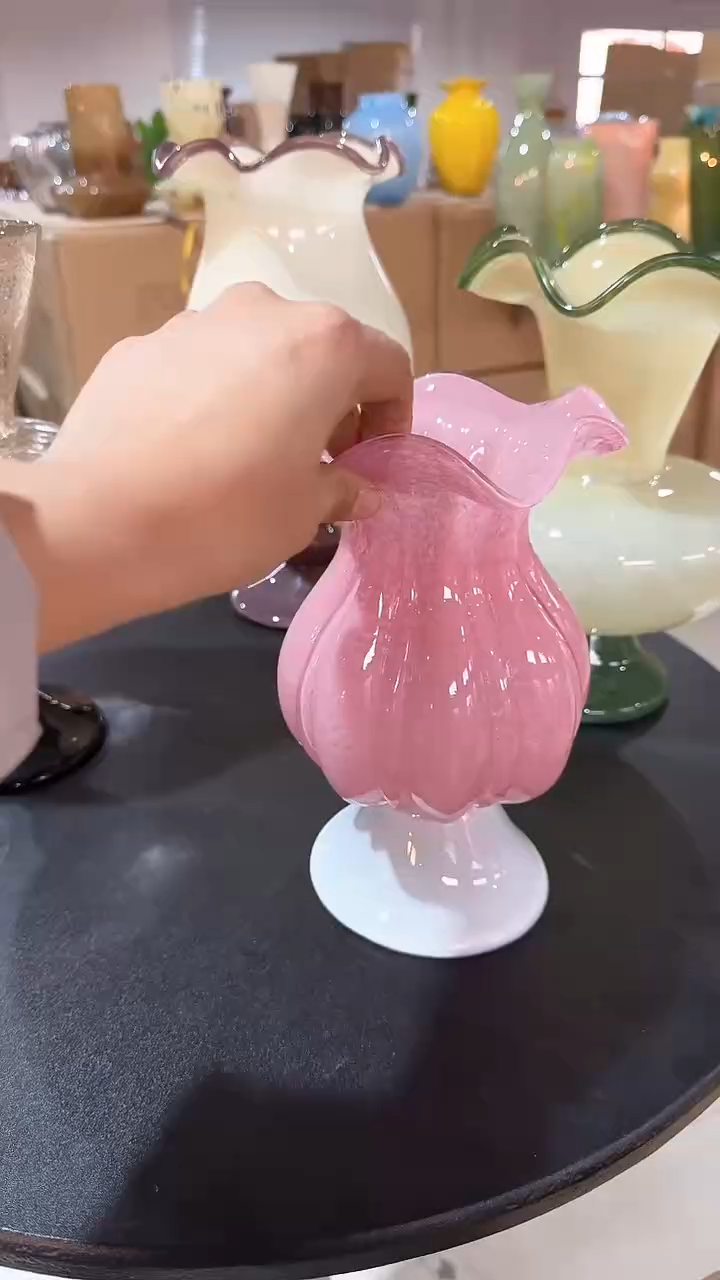 【闪购商品】玻璃万间一等品粉色风灯