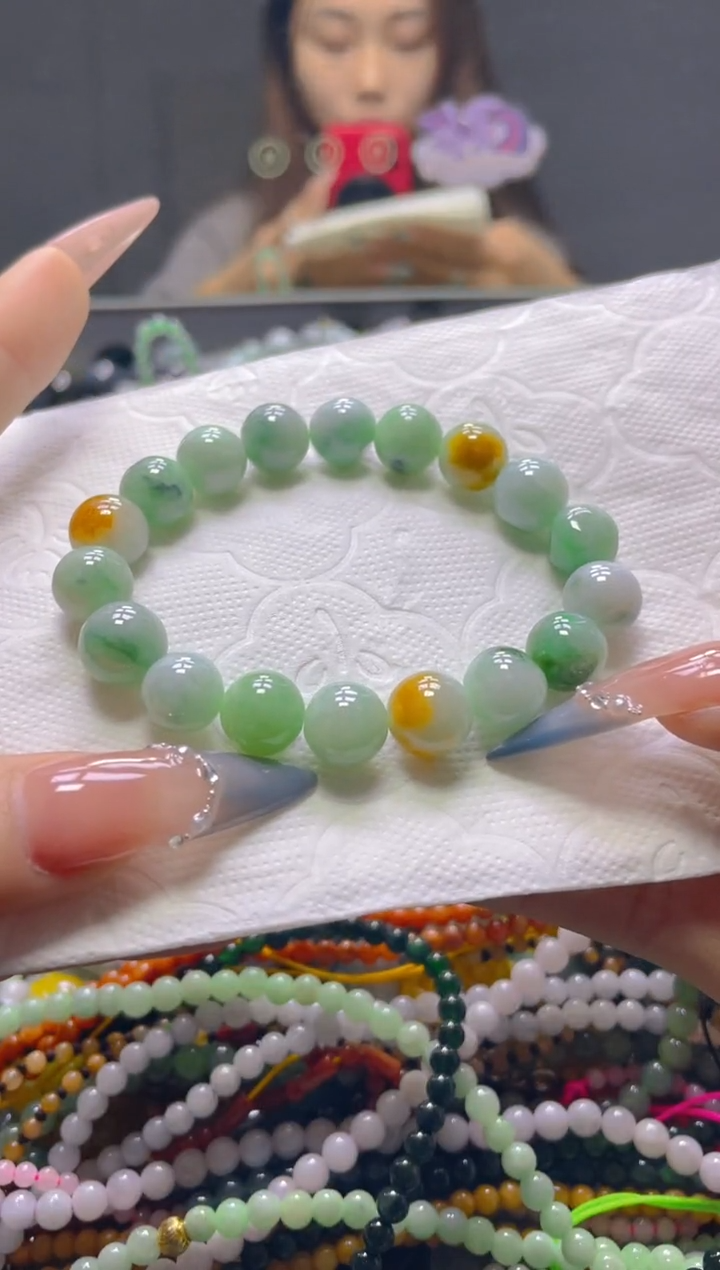 颈饰未镶嵌翡翠10MM