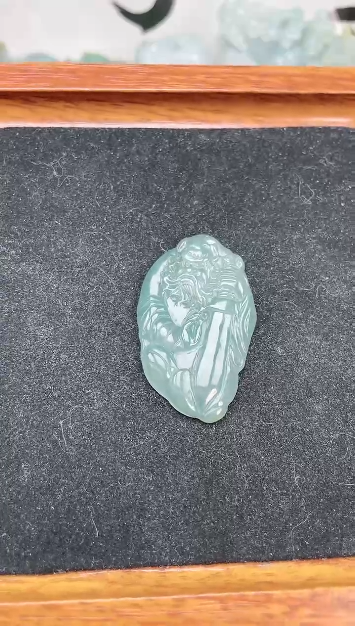【闪购商品】翡翠颈饰未镶嵌钟馗