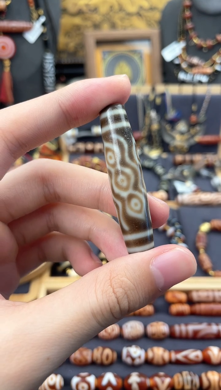 【闪购商品】玛瑙/玉髓未镶嵌颈饰天缘高品凤九单珠