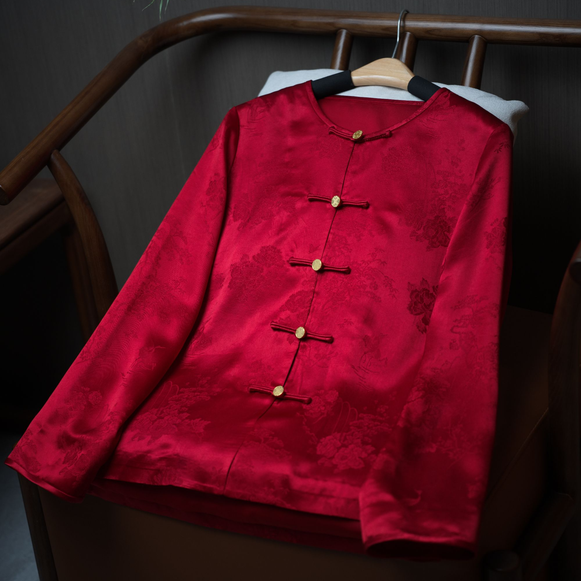 『黛鸢』新中式醋酸国风上衣DISC7096