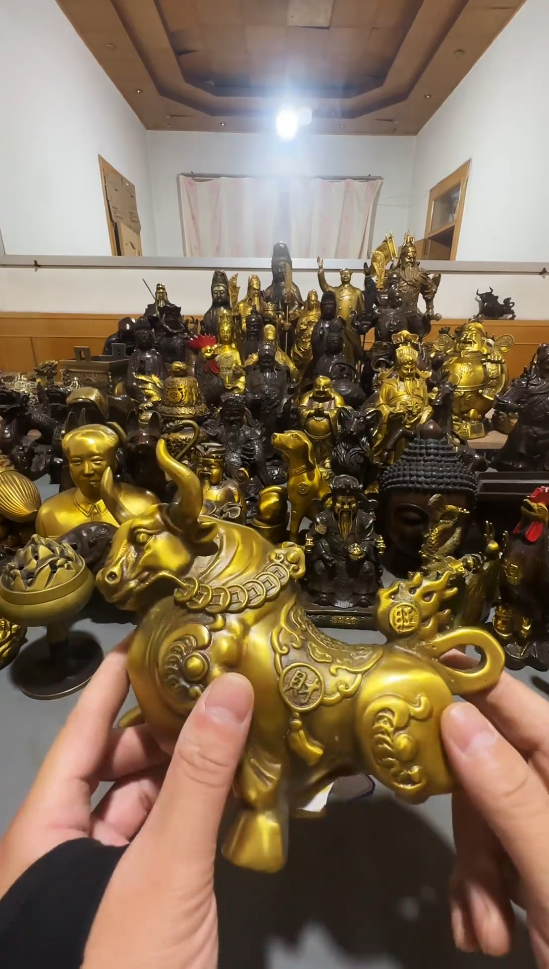 精品黄铜摆件C54