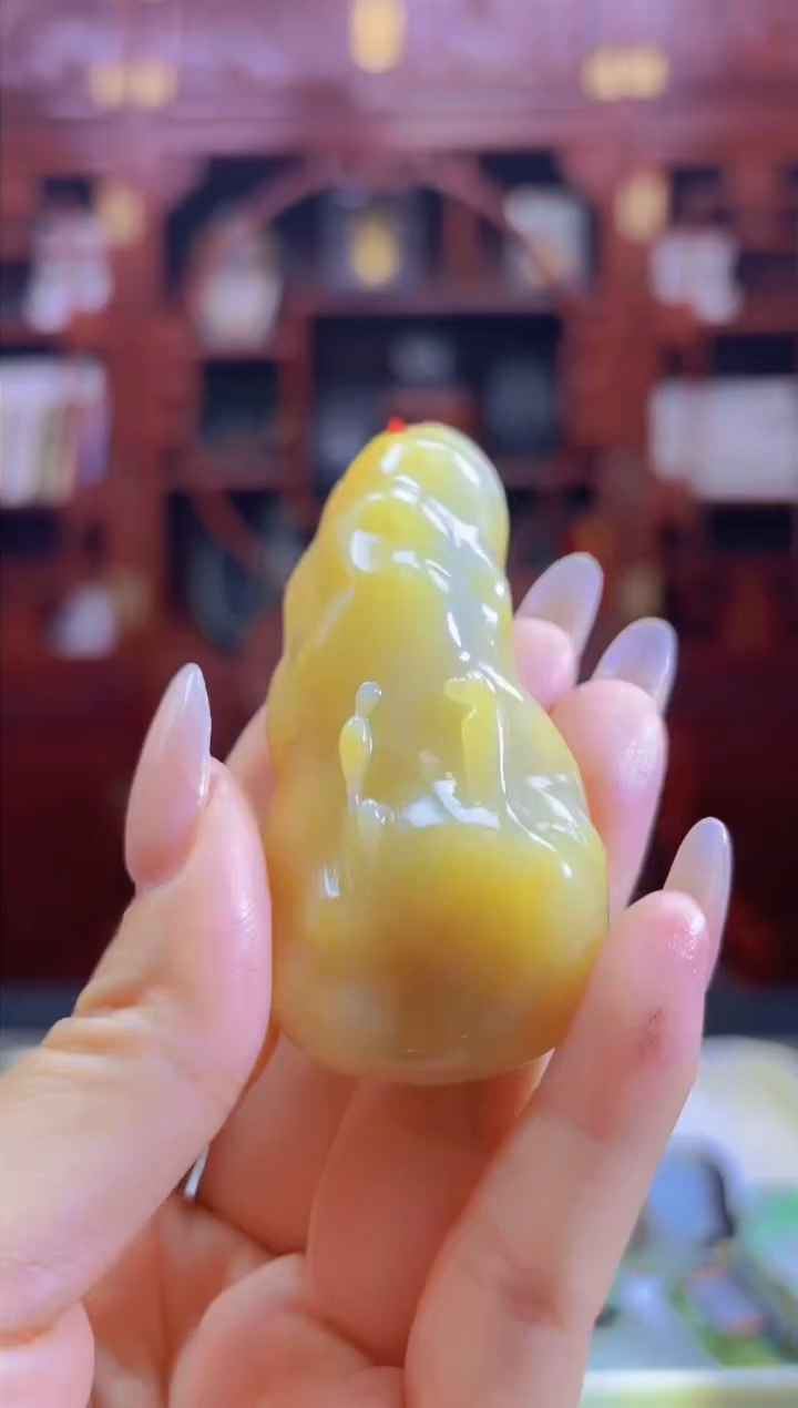 定制翡翠未镶嵌0613/Y/发其一件/悟道