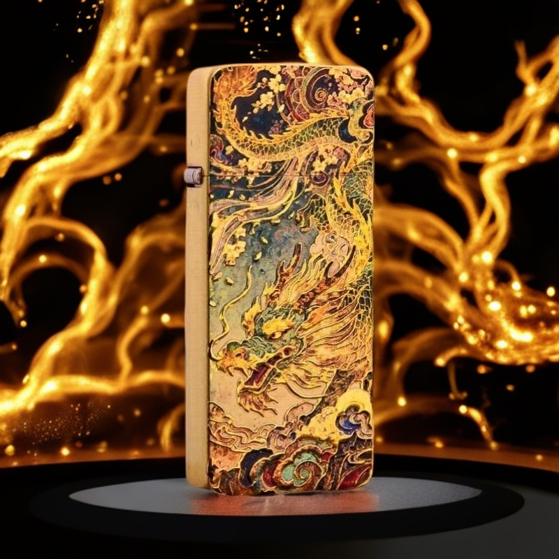 鎏金裸眼3D超薄青龙白虎煤油机{裸机}