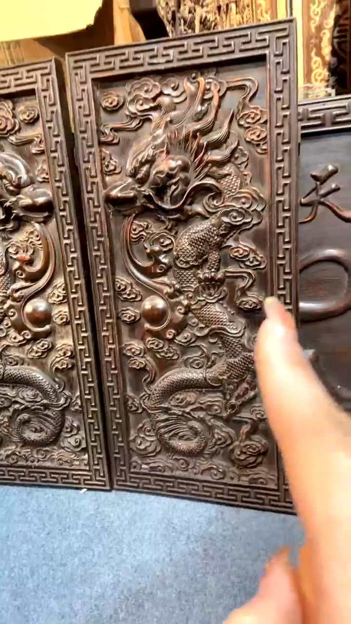 【闪购商品】木紫檀雕刻一物一拍以直播间为准
