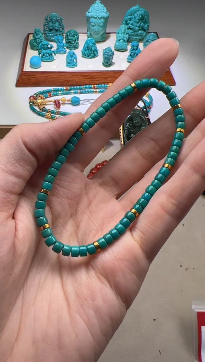 【闪购商品】绿松石手串手串未镶嵌手串手串